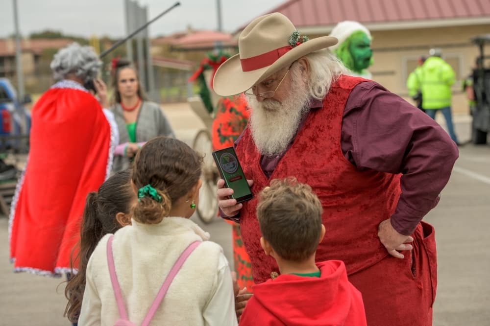 Santa Claus paid a visit to Georgetown during the annual Christmas Stroll Dec. 2-3. (Courtesy of Michael Barker Photography)