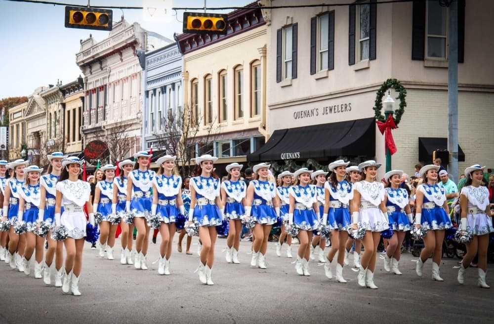 Georgetown High School's Georgettes participated in this year's Christmas Stroll. (Courtesy of Ron Parks Photography)