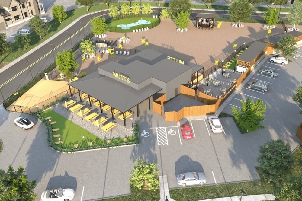 Dog park, restaurant Mutts Canine Cantina's Northwest Austin location now anticipating February opening