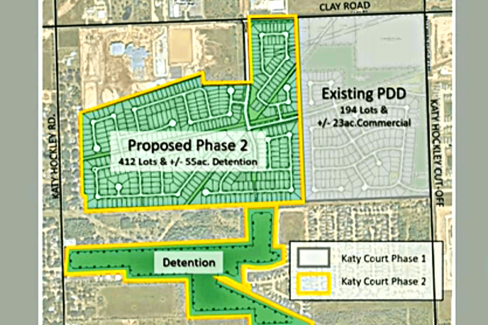 Katy City Planner Rachel Lazo said Katy Court Phase I was approved in June 2021. (Courtesy City of Katy)