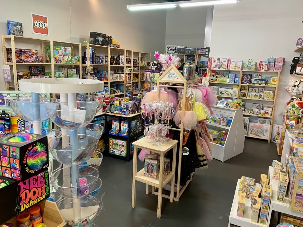 The toys at Treasure Box are curated by the McNaughts. (Karen Harrington / Community Impact)