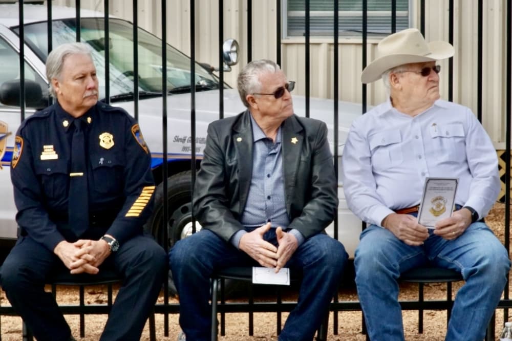 Previous Montgomery County sheriffs came to the museum's soft opening Dec. 14. (Cassandra Jenkins/Community Impact.)