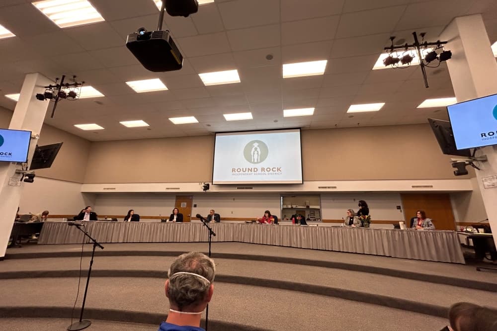 Round Rock ISD school board officers Landrum, Harrison, Weir re-elected