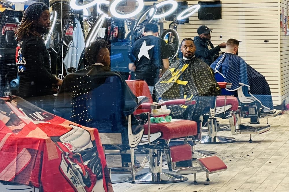 3 Kings barber shop taking walk-in haircuts at the Domain in Northwest Austin