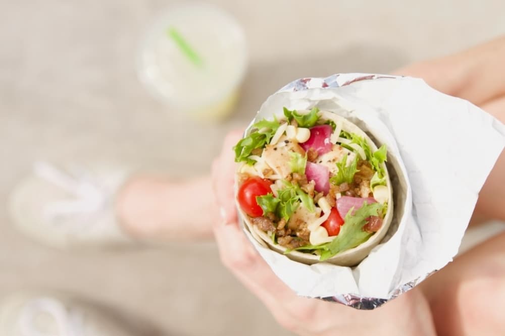 Salad and Go jalapeño ranch wrap