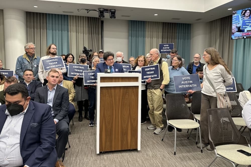 Central Texas Interfaith members show solidarity
