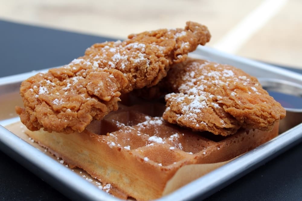 O’Chicken waffle.