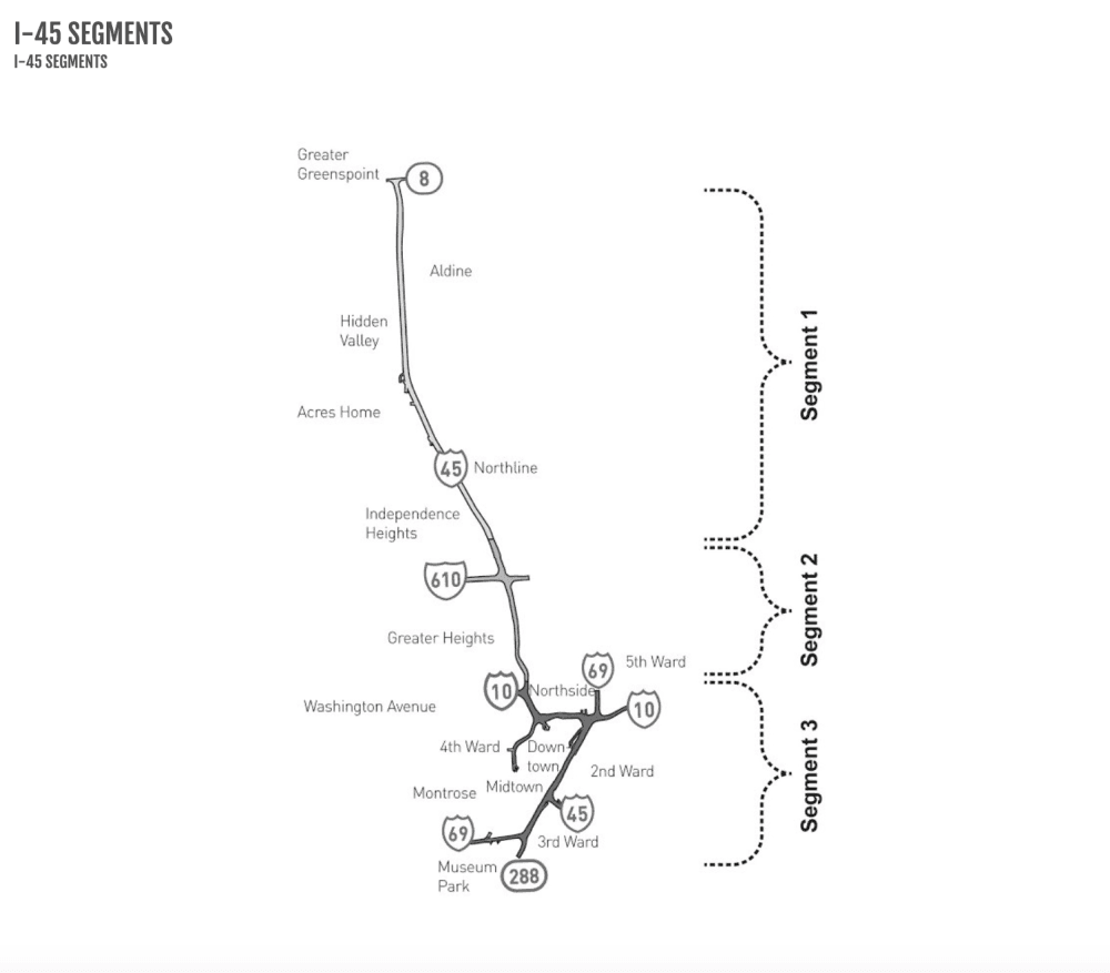 A map of the proposed changes to the highway.