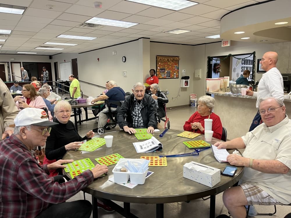 The Conroe Senior Center offers free meals and classes to the community