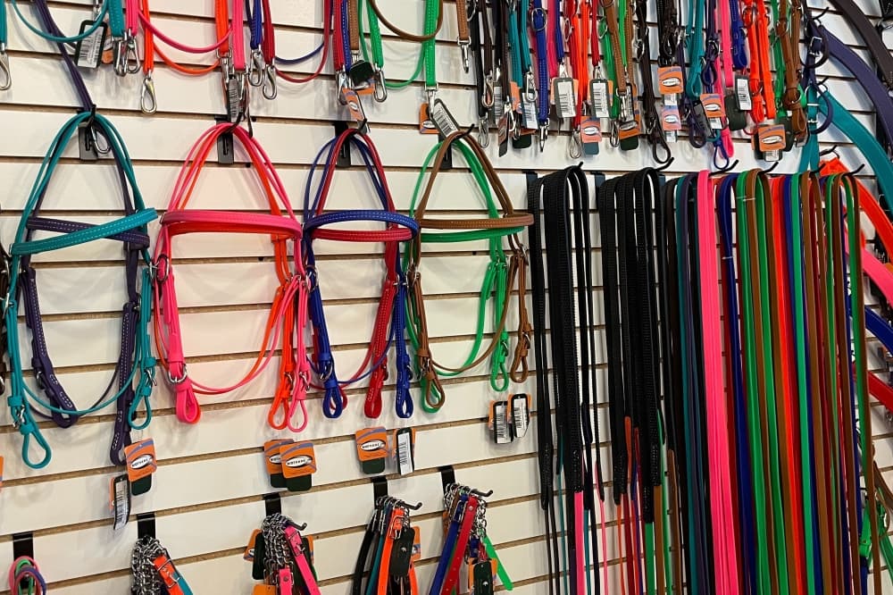 The retail store offers products and accessories for horses and riders who do all types of equestrian disciplines. (Courtesy Laura's Saddlery)