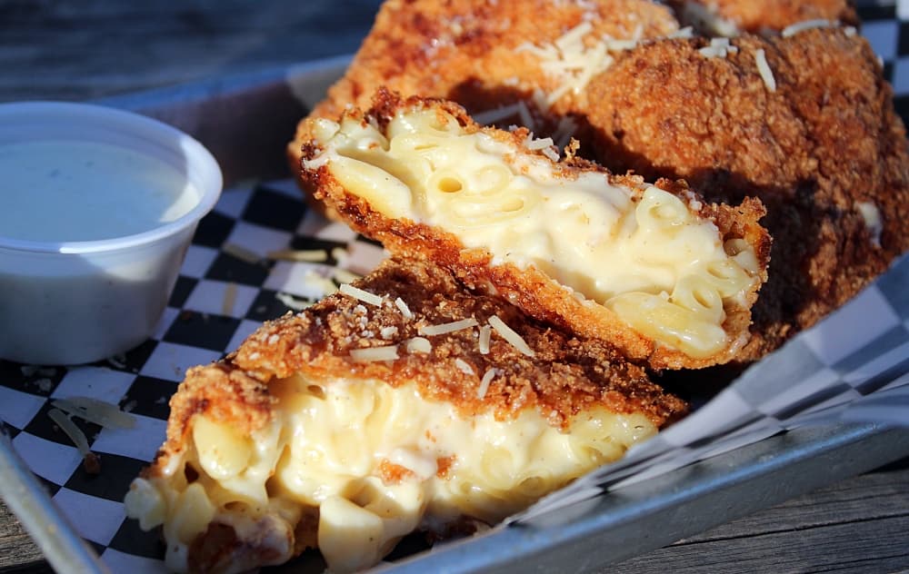 Fried Mac + Cheese