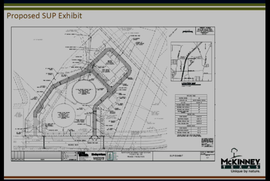 McKinney city council members unanimously approved the North Texas Municipal Water District plans to add a new water pump to McKinney. (Courtesy city of McKinney)