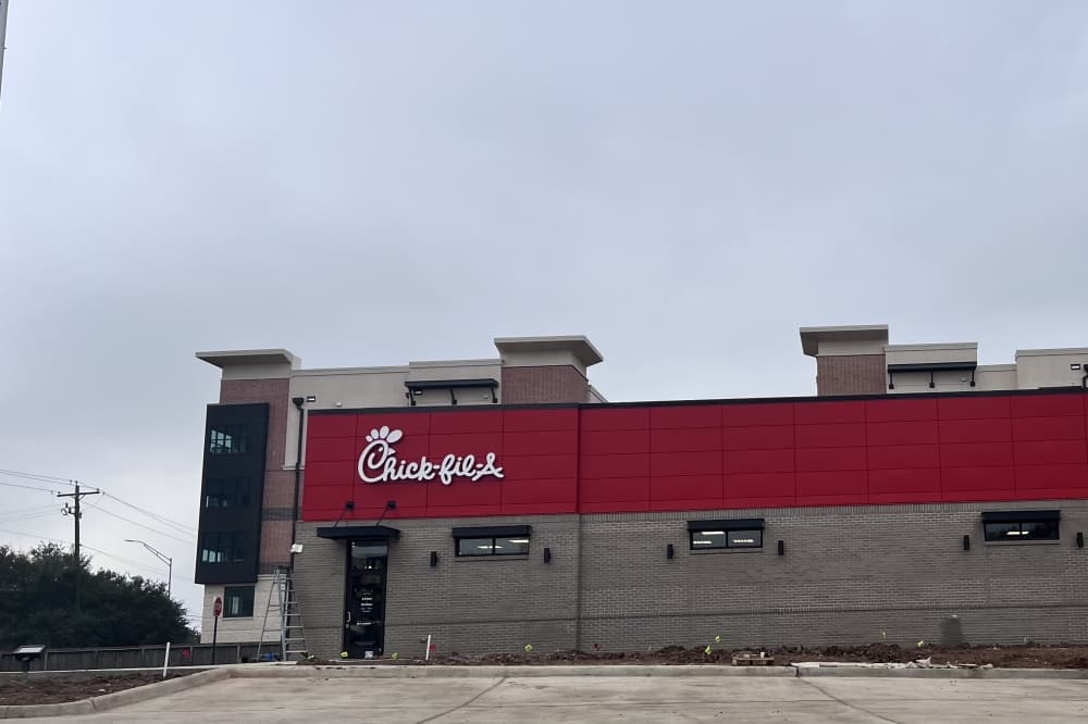 Chick-fil-A building undergoing construction