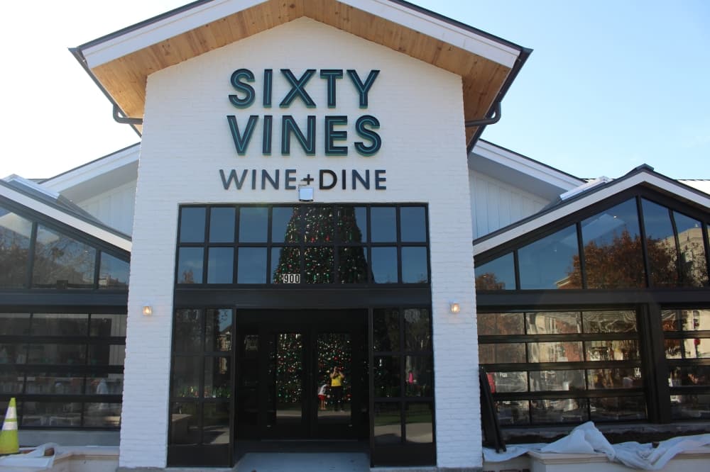 Sixty Vines Wine & Dine to open late January on Market Street