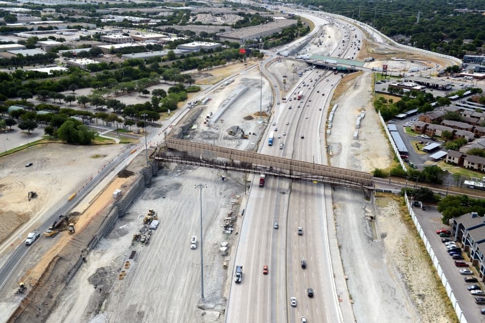 Dallas County has 20 of the busiest roads in Texas, report shows
