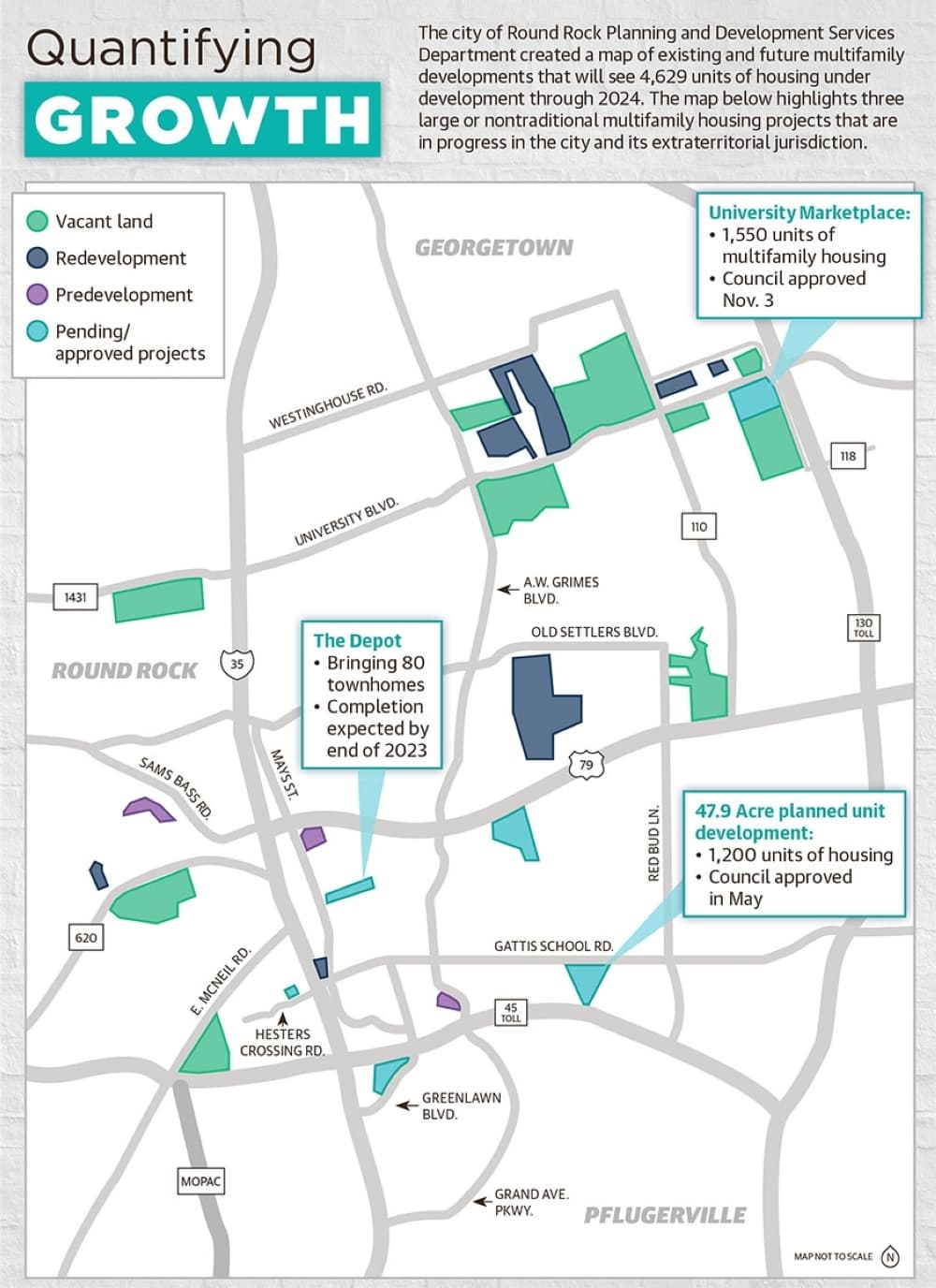 map showing growth in round rock