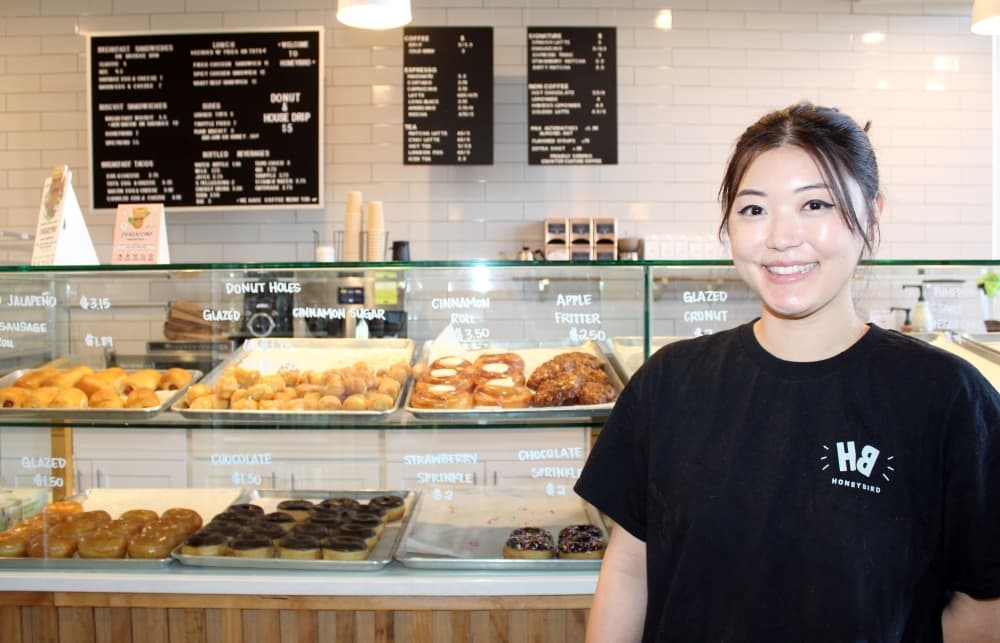 Debbie Park opened Honeybird Sandwiches   Donuts on Dec. 17, 2021, in Flower Mound. (Photo by Karen Chaney)