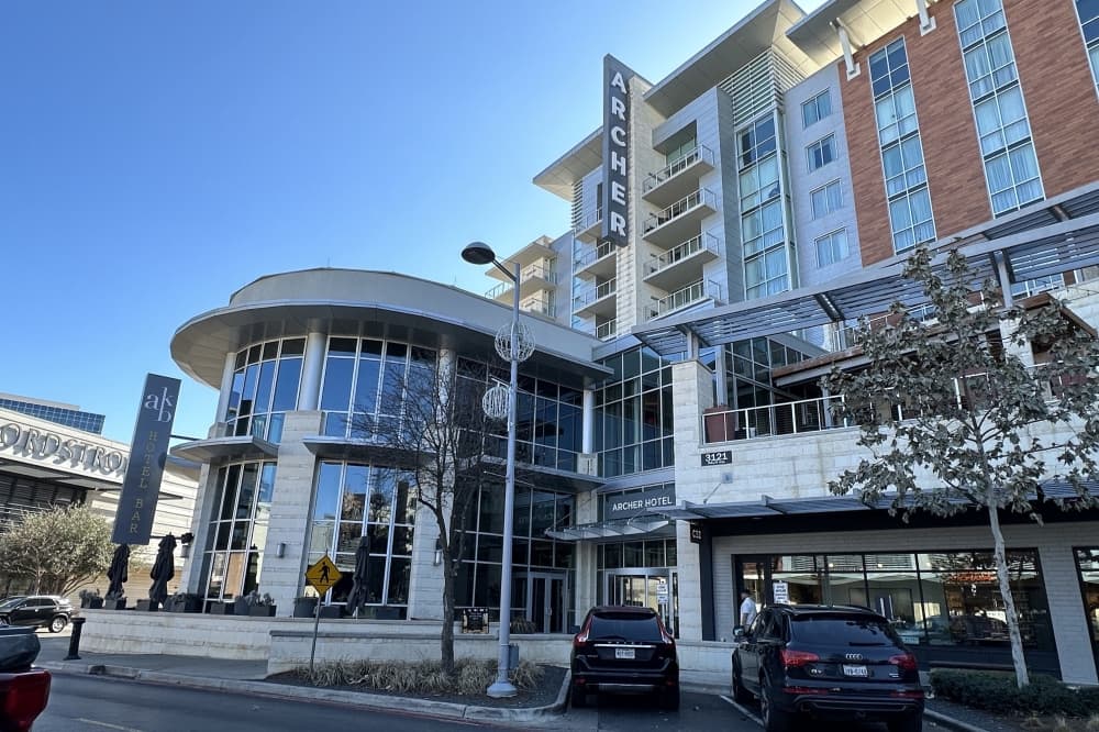 The Archer Hotel is located inside Domain Northside. (Sumaiya Malik/Community Impact)