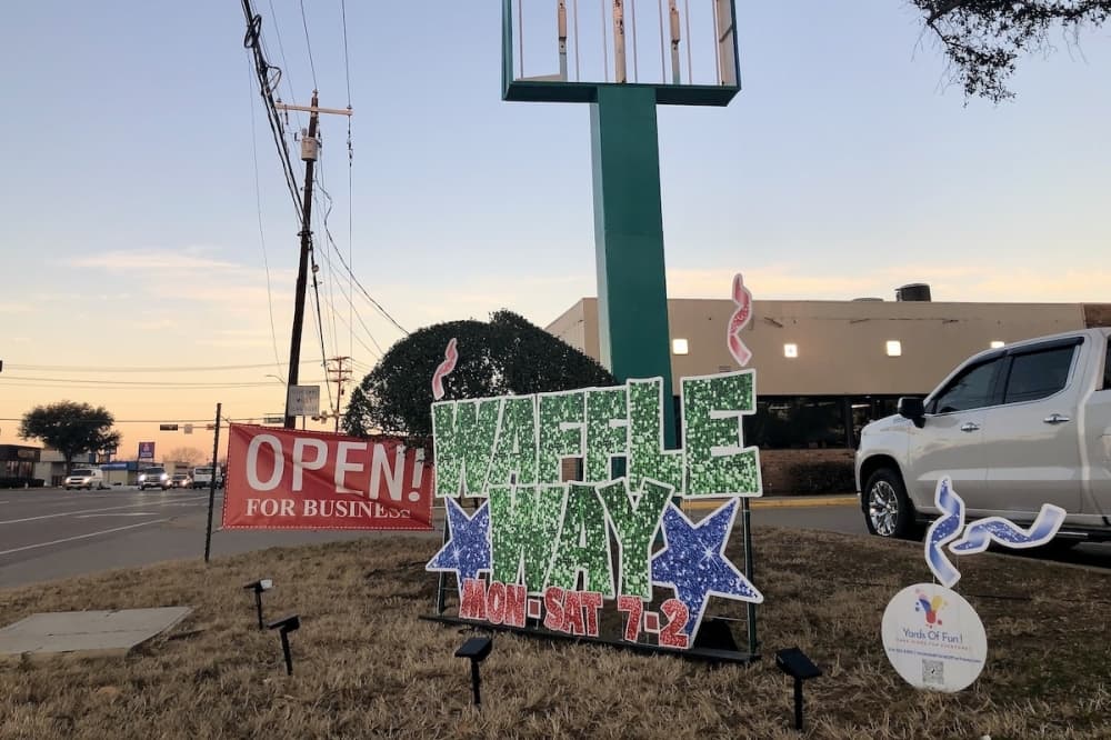 Waffle Way continues to serve up breakfast after storm damage