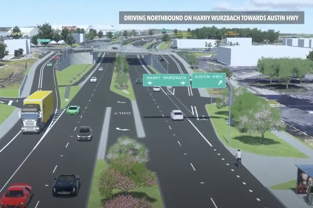 City of San Antonio finishes up Austin Highway/Harry Wurzbach Road revamp