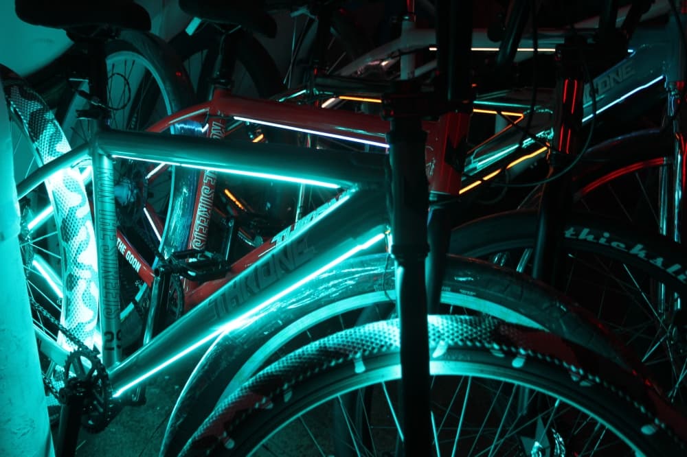 Every bicycle sold at 29ers Bike Shop in Kingwood comes with lights pre-installed to give riders better visibility when traveling at night. 