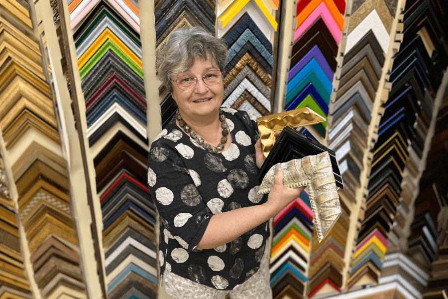 Hang Ups Picture Framing and Photo Printing offers high-quality, custom designs