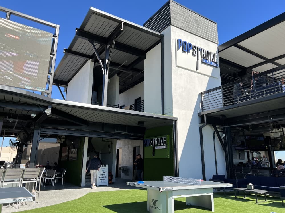 The venue has a gaming area for foosball, ping pong and cornhole.