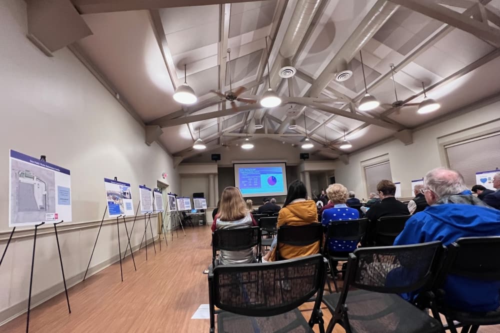 West University Place city staff, residents and council members gathered at the city's community center Jan. 12 to hear Mayor Susan Sample's State of the City address. (Melissa Enaje/Community Impact)