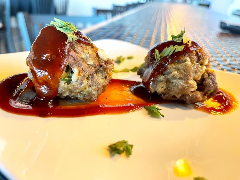 meatballs covered in sauce