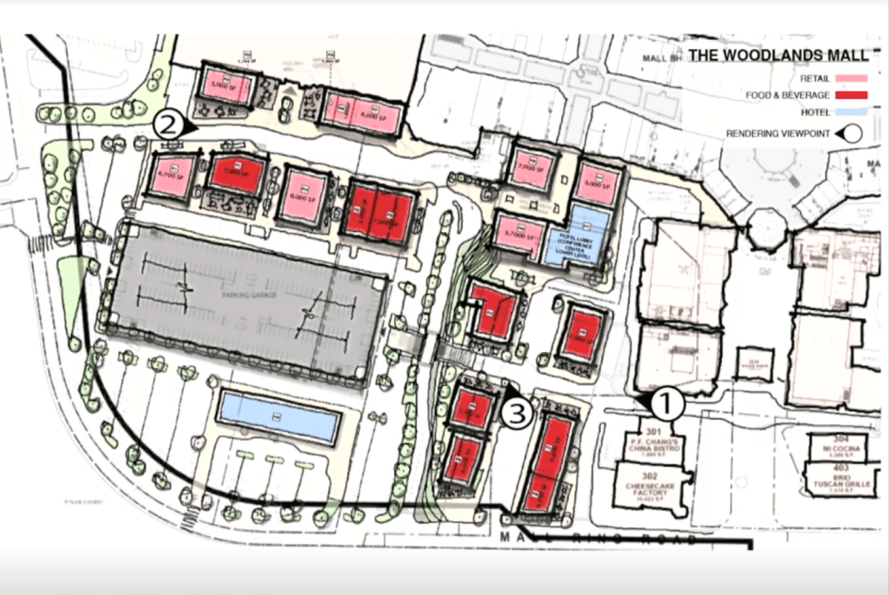 Brookfield Properties outlines preliminary expansion plans for The Woodlands Mall