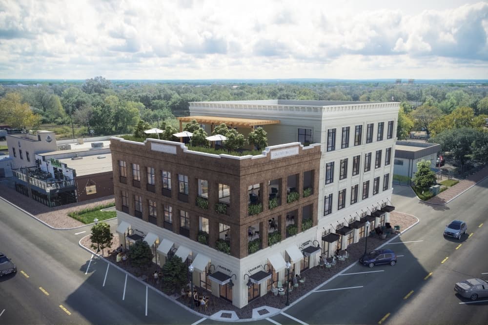 Lindsey Properties to repurpose 3 historic downtown Conroe buildings for new Flour-ish site, lofts