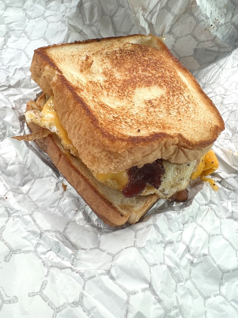 grilled cheese with meat 