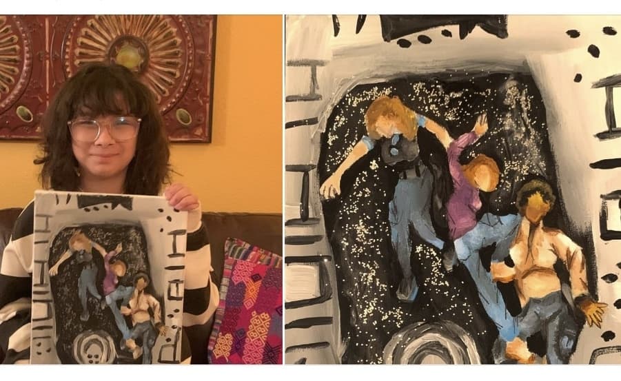 North East ISD student’s artwork headed into space