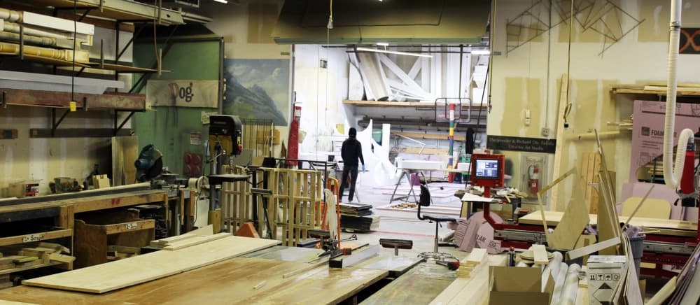 Dallas Children's Theater production room. (Karen Chaney/Community Impact)