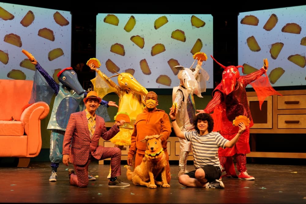 Dallas Children's Theater presented Dragons Love Tacos based on the popular book by the same name in January 2021. (Courtesy Karen Almond)