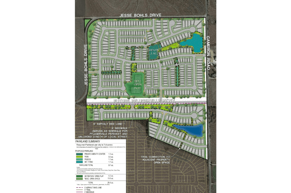 Pflugerville annexes 105 acres for Meadowlark Preserve residential development