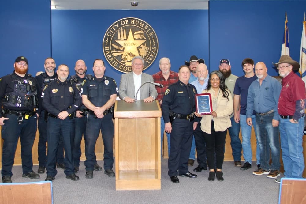 Humble City Council honors first responders for 2022 tornado response