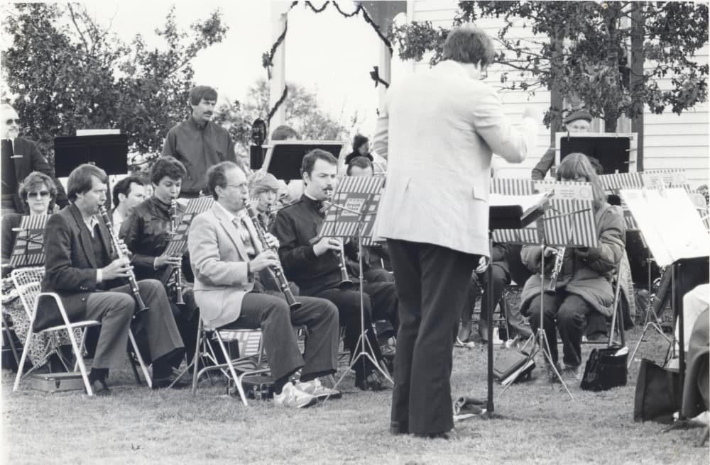 This photo shows the Richardson Community Band performing in 1986. (Courtesy city of Richardson)