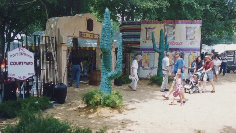 This photo shows the Cottonwood Arts Festival in 1996. (Courtesy city of Richardson)