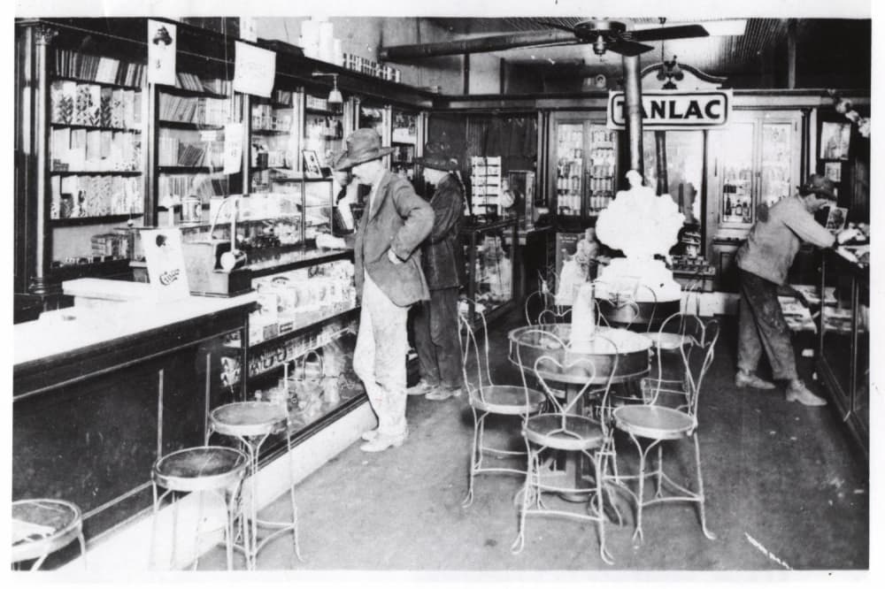 This photo shows the Harben drug store in 1912. (Courtesy city of Richardson)