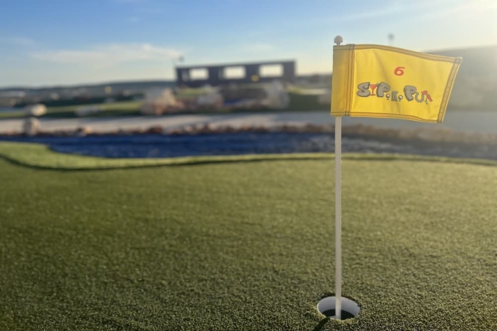 The 18-hole course has three different levels of difficulty for customers to choose from. (Sierra Martin/Community Impact)