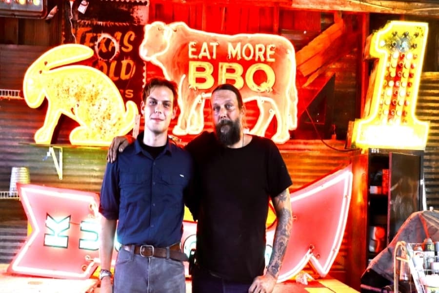 Blackout Signs and Metalworks in Maxwell lighting up big cities, making unique shops stand out