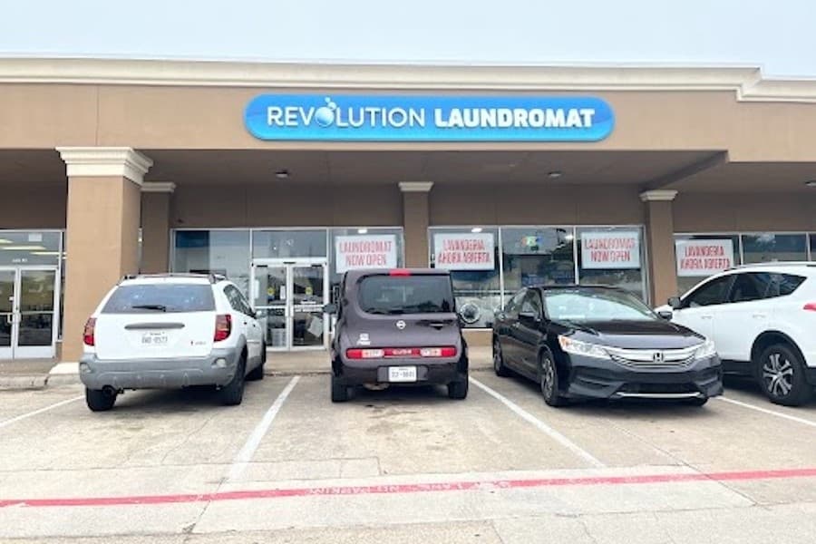 Revolution Laundromat offering pickup washing, drying service in Richardson