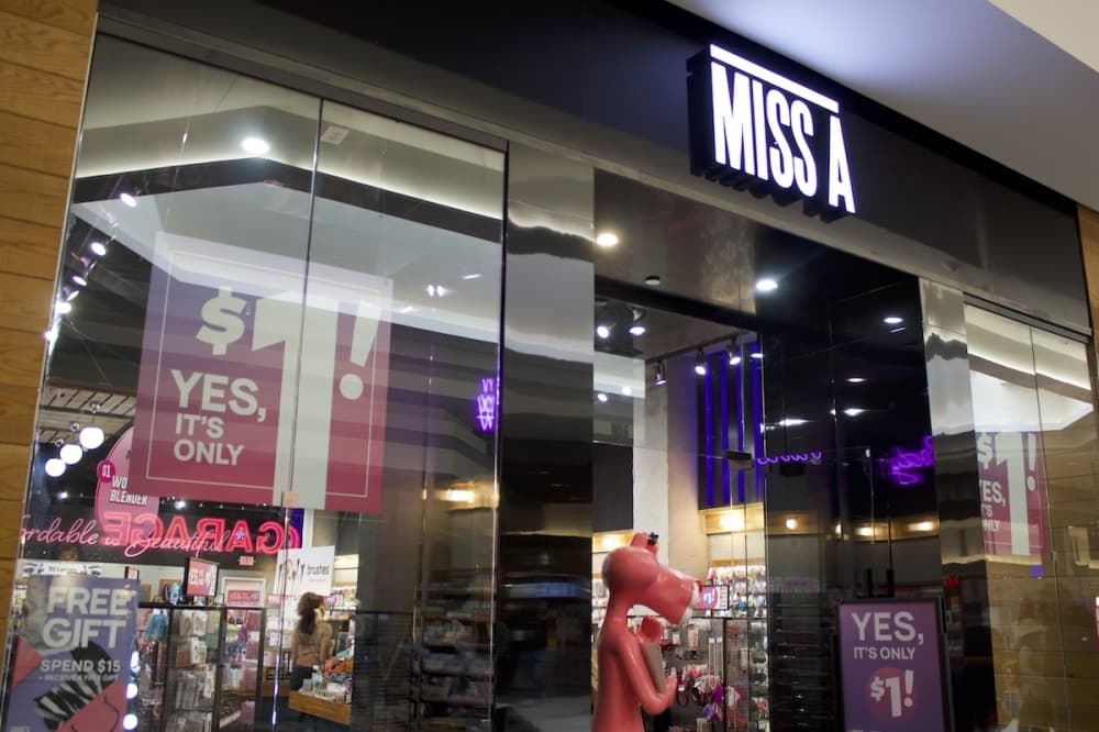 Miss A sells skin care, spa products, makeup tools and makeup for eyes, face and lips as low as $1. (Elle Bent/Community Impact)