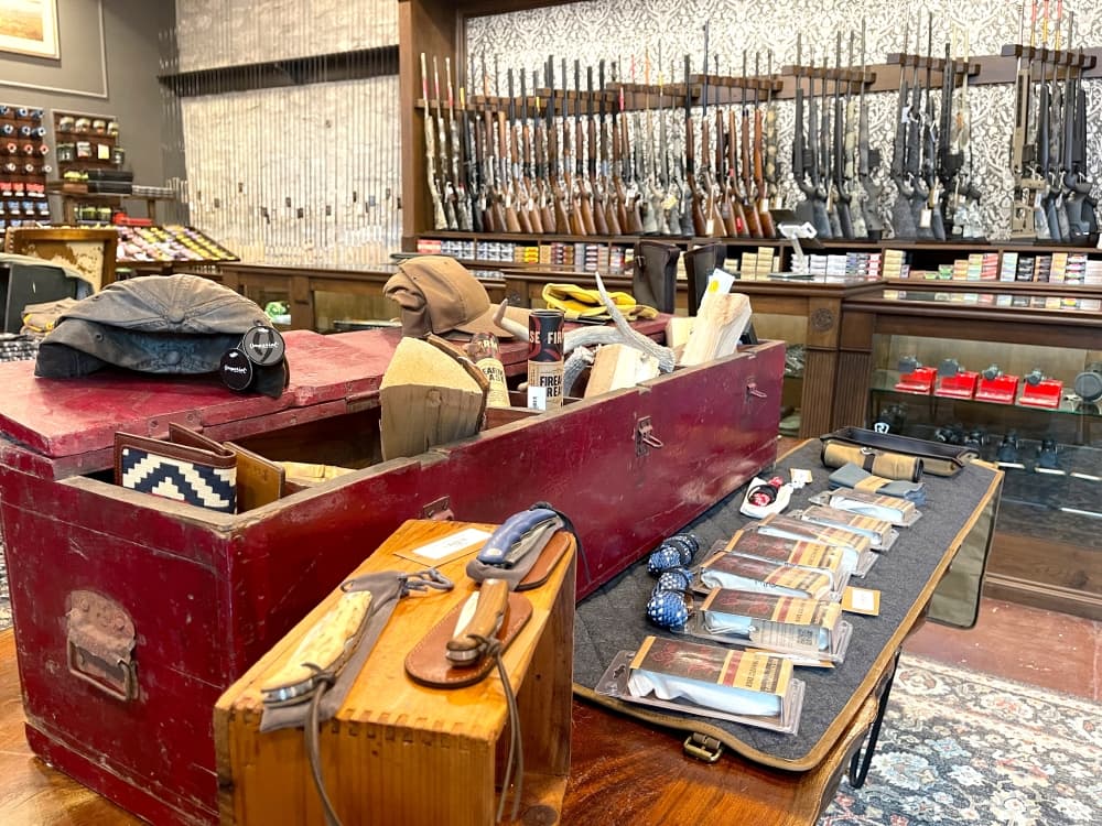 interior of store with western gear 