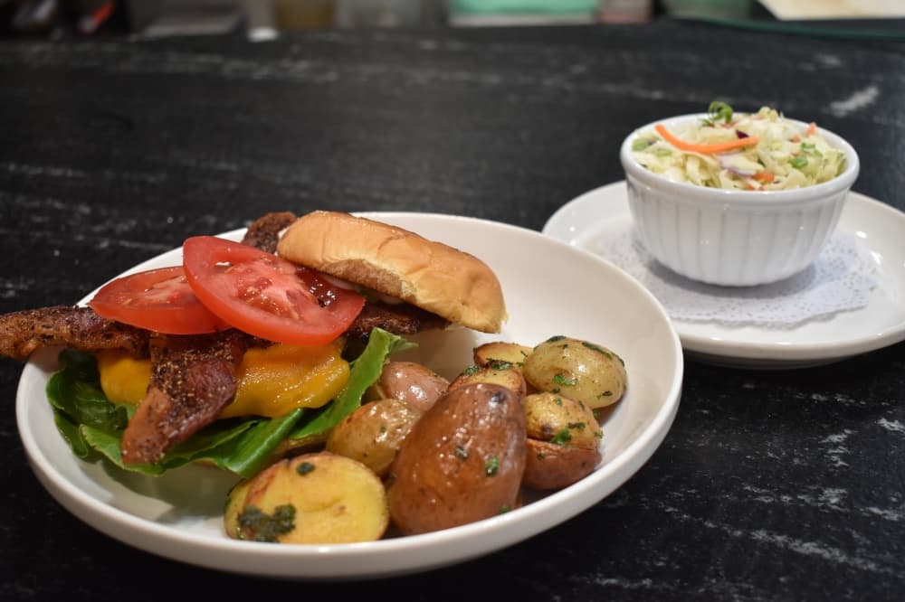 Locally owned Heirloom Cafe and Market features store, restaurant
