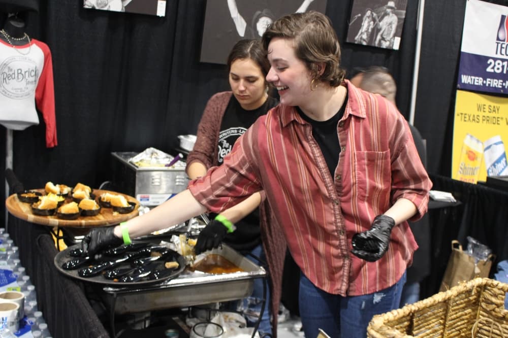 The Red Brick Tavern in Conroe offered a variety of samples from its menu. (Jessica Shorten/Community Impact)