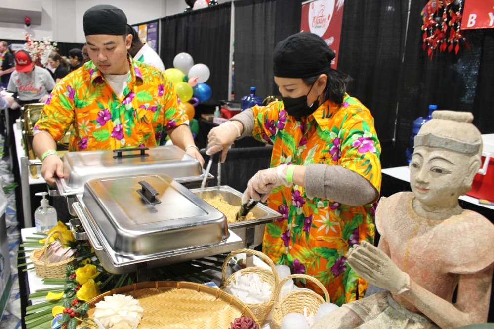 ZapVor by Thai Spice offered a taste of traditional pad thai. (Jessica Shorten/Community Impact)
