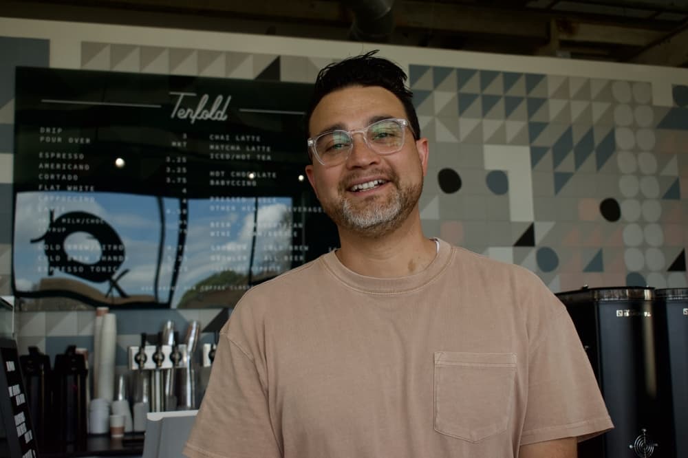 Jacob Ibarra founded Tenfold Coffee in the Heights in 2020.
