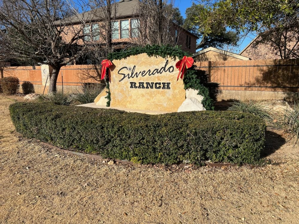 silverado ranch sign outside of the neighborhood